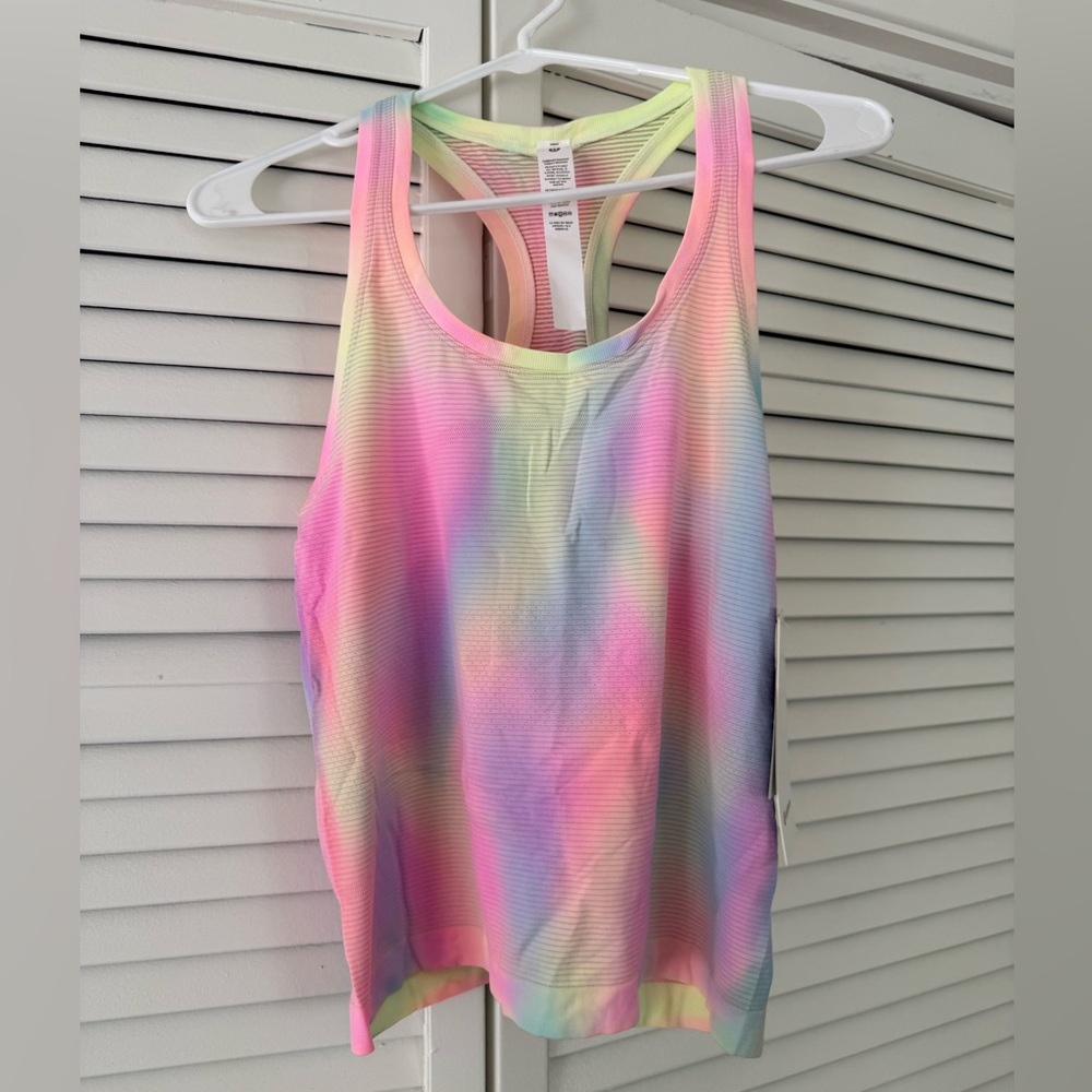 NWT Lululemon PSYCHEDELIC rainbow swiftly tech racerback race length tank size 8